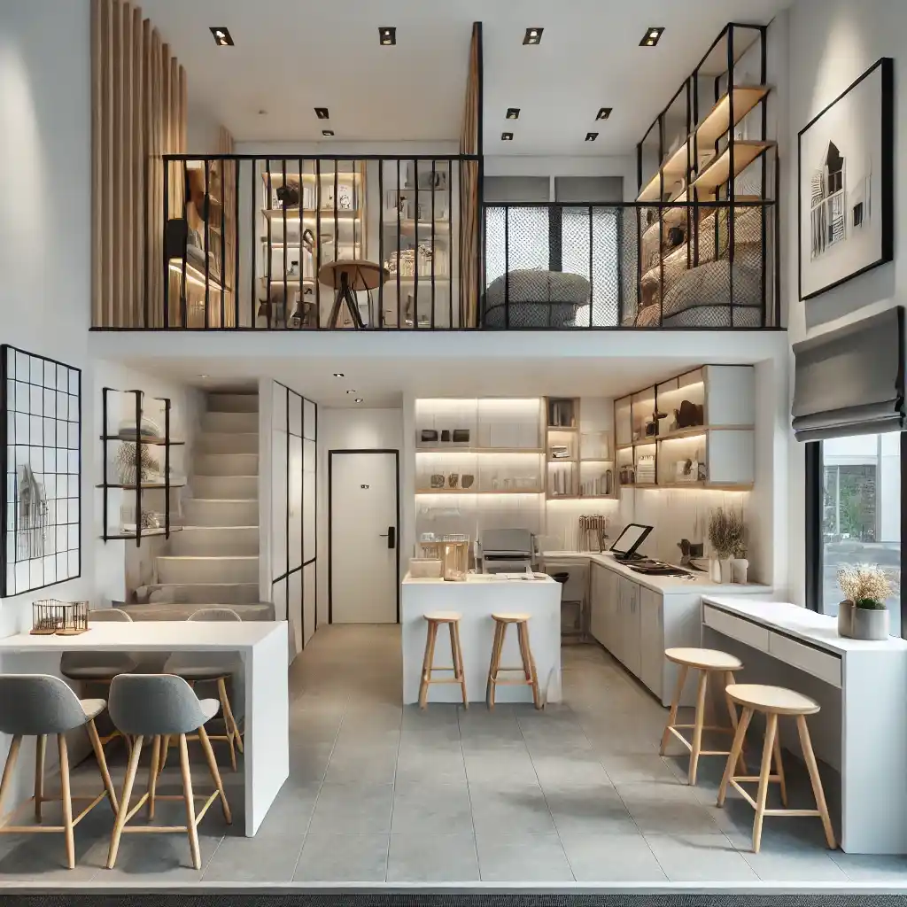 desain interior ruko untuk tempat tinggal